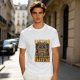 Olive Graphic T-Shirt With 'Caution May Bite Before Caffeine' Angry Cat Print