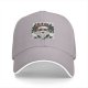 Black Baseball Cap With Rock Santa Festive Christmas Print