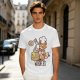 Olive T-Shirt With Cute Dog Chef Cooking Waffles Graphic