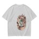 Olive Green T-Shirt with Studio Ghibli Character Collage Print