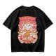 Olive T-Shirt with Cute Takoyaki Chef Graphic Print