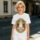 Otter with Straw Hat Graphic Tee Design