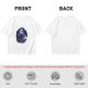 Olive T-Shirt With Night Sky Wolf Howling At Moon Graphic