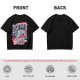 Olive t-shirt with retro hot juice devil graphic print