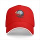 Black baseball cap with The Owl House Eda and King graphic print