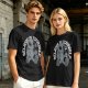Oversized Olive T-Shirt With Alien 'Believe In Yourself' Graphic