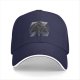 Black Baseball Cap With Dark Fantasy Warrior Sword Print