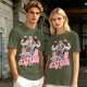 Olive T-Shirt Featuring He-Man Master of the Eighties Graphic