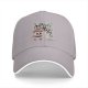 Black baseball cap with sushi and banshees graphic design