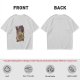 Olive Graphic T-Shirt With Bloody Burger Monster Print