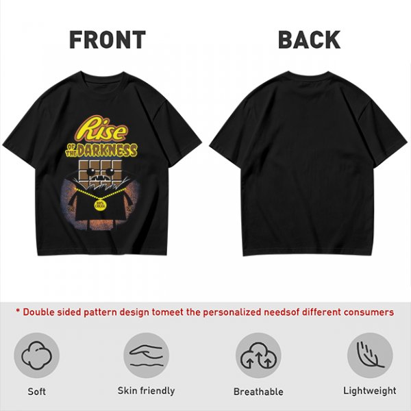 Rise of the Darkness Vampire Chocolate Bar Graphic T-Shirt