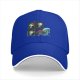 Black Baseball Cap With Sci-Fi Alien Facehugger Art Print