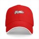 Black baseball cap with a lazy sleeping unicorn graphic