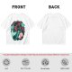 Olive T-Shirt With Mermaid And Seashell Graphic Print