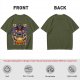 Olive T-Shirt With Pirate Beholder Monster And Treasure Chest Art