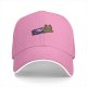 Black baseball cap with chocolate cat graphic design