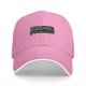 Black baseball cap with system requirements text print