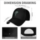 Black Baseball Cap With Alien Holding Drink Graphic