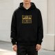 Black hoodie with vintage 'Premium Sarcasm Since the 1000s' graphic