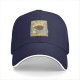 Black baseball cap with tarot card style coffee graphic