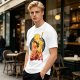 Final Fantasy VII Inspired Graphic T-Shirt with Character and Sword Art