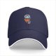 Black Baseball Cap With Cute Astronaut Animal Graphic