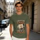 Olive Graphic T-Shirt With Sarcastic Email Cartoon Print