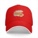 Black baseball cap with kitten nuggets takeout box graphic