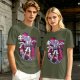 One Piece Gear 5 Luffy Graphic Olive T-Shirt