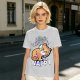 Olive T-Shirt with Don't Worry Be Nappy Sleeping Cat Graphic