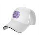Black baseball cap with 'Down the Witches Road' Halloween themed print