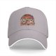 Black Baseball Cap With Chibi Fantasy Character Group Print