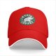 Black baseball cap with I Love Cats & Coffee graphic print