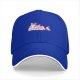 Black Baseball Cap With Pink Whimsical Graphic Design