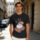 Olive T-Shirt With Sad Sushi Character Saying Thanks Chef Print