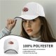 Black baseball cap with cute fantasy creature graphic print
