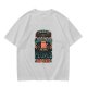 Olive t-shirt with 'I woke up in a good mood and then people happened' grumpy cat print