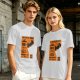 Olive T-Shirt with Cat-Themed Rock Band Concert Poster Print