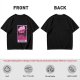 Olive T-Shirt With Tarot Card Style Goose Print HJÖNK
