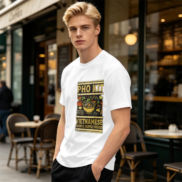 Pho Kit Vietnamese Noodle Supply House Graphic T-Shirt