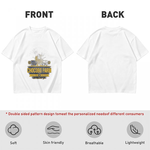 Olive Chocobo Farm Graphic T-Shirt for Fans