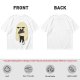 Olive T-Shirt With Ghost Holding Black Cat Graphic