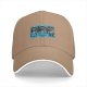 Black Baseball Cap With Thunder Rain Lightning Tarot Card Style Print