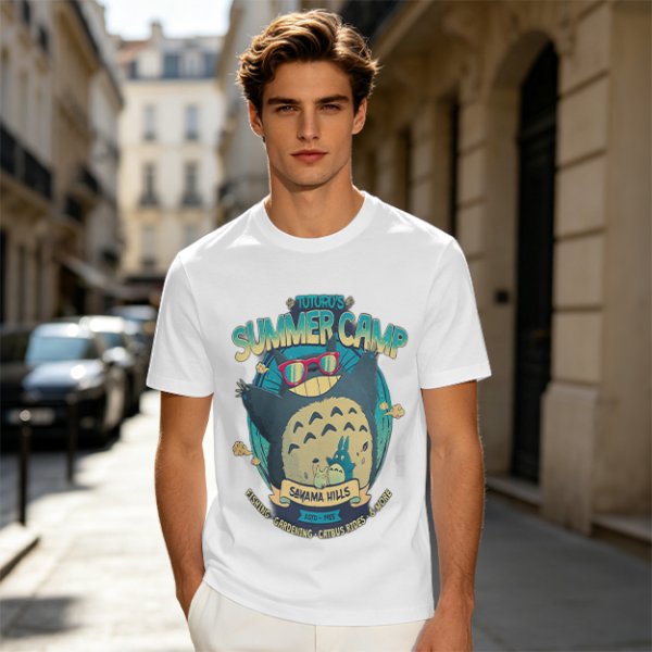 Totoro's Summer Camp Graphic T-Shirt