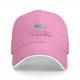 Black Baseball Cap With Shark Graphic And Dolphin Text Print