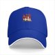 Black Baseball Cap With Anime Pirate Crew Silhouette Print