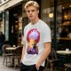 Anime Gear 5 Character Graphic T-Shirt With Sunset Scene
