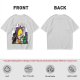 Olive T-Shirt With Halloween Themed Cute Cat Characters Print