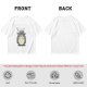 Olive T-shirt with Angry Totoro Graphic Print