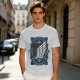 Olive T-Shirt With Attack on Titan Survey Corps Wings Print